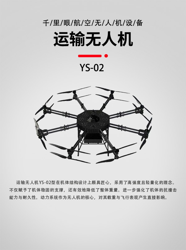 運(yùn)輸無人機(jī)YS-02型(圖1)