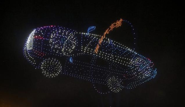 昨晚，2022架無人機點亮長春夜空！奉上完美演出(圖2)